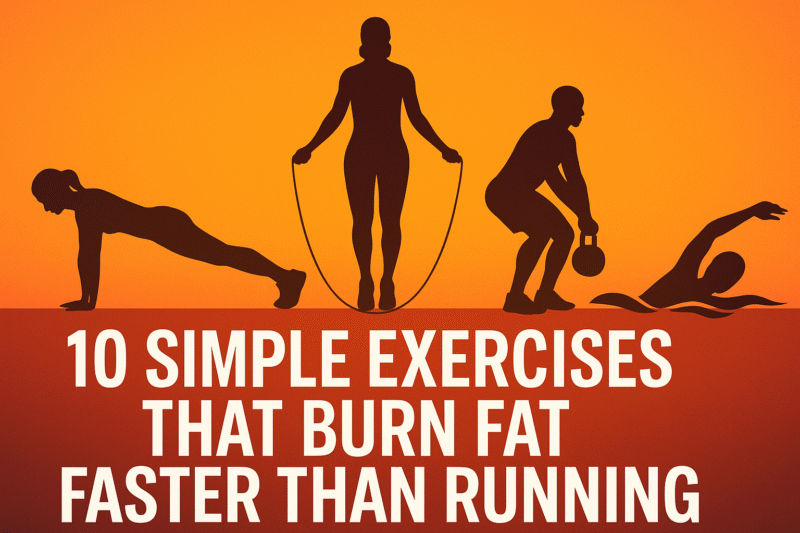 10 Simple Exercises That Burn Fat Faster Than Running