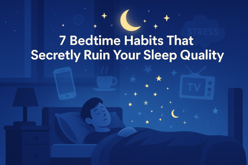 7 Bedtime Habits That Secretly Ruin Your Sleep Quality